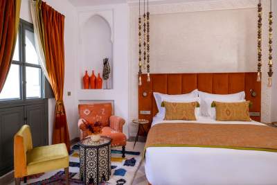 Riad Laz Mimoun · Chambre L'Oranger · Chambre d'hôte Marrakech Medina