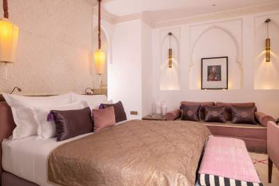 Riad Laz Mimoun · Chambre L'Iris · Chambre d'hôte Marrakech Medina 