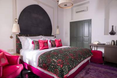 Riad Laz Mimoun · Chambre Dalhia · Chambre d'hôte Marrakech Medina 