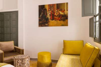 Riad Laz Mimoun · Chambre Mimosa · Chambre d'hôte Marrakech Medina 