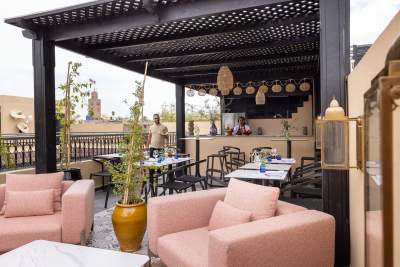 Riad Laz Mimoun · Riad Marrakech Medina Maroc · Restaurant Rooftop à Marrakech